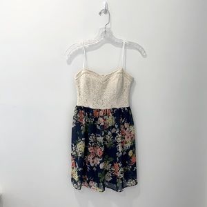 City Triangles strapless dress